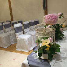 Load image into Gallery viewer, Black Sheer Organza Sashes