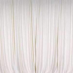 White Satin Backdrop Curtain (3M x 3M)