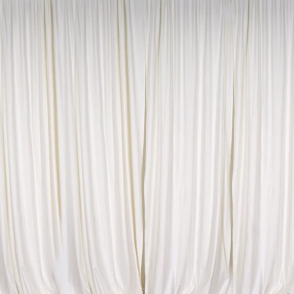 White Satin Backdrop Curtain (3M x 3M)