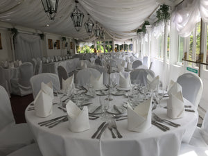 White Round Table Cloths (120")