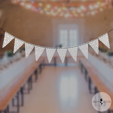 Load image into Gallery viewer, White Lace Bunting
