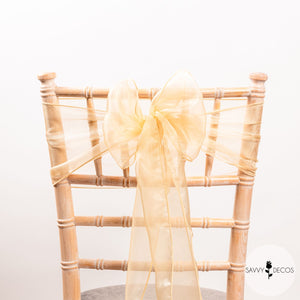 Nude Classic Organza Sashes