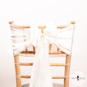 Ivory Satin Sashes