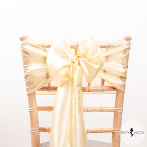 Ivory Taffeta Sashes