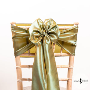 Silver Fish Taffeta Sashes