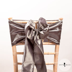 Silver  Taffeta Sashes