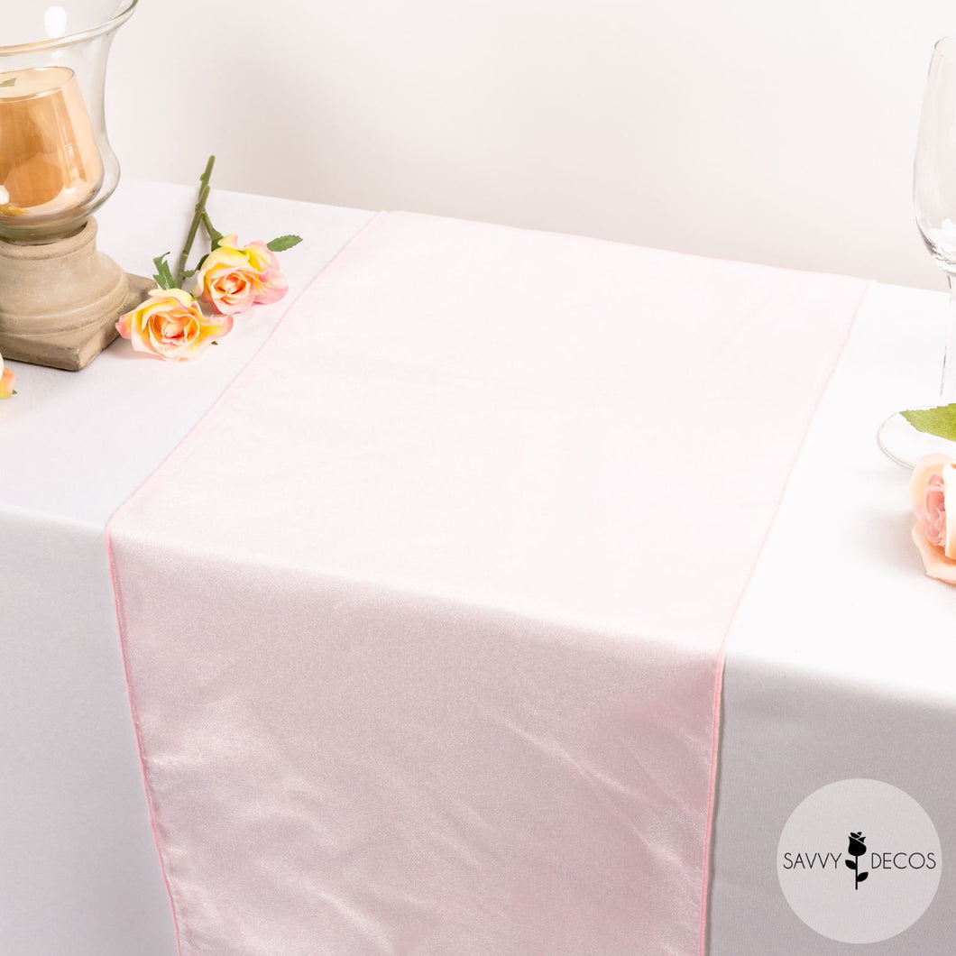 Light Pink Classic Organza Table Runners