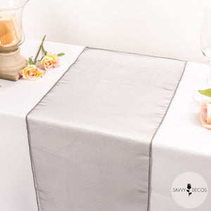 Silver Crystal Organza Table Runners