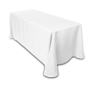 White Rectangle Table Cloths (68"x 104")